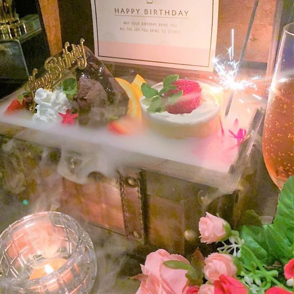 【周年纪念套餐】“气泡”×“甜点宝盒”2小时无限畅饮5500→4500日元