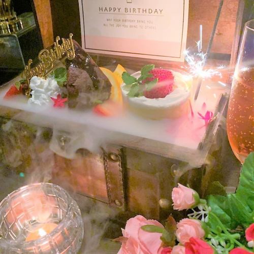 [Anniversary Course] "Sparkling" x "Dessert Treasure Box" with 2 hours all-you-can-drink 5500→4500 yen