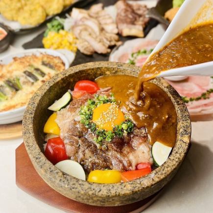 [3 hours all-you-can-drink included] Mainly meat such as Matsusaka pork and Wagyu beef! "Grace" 5,200 yen