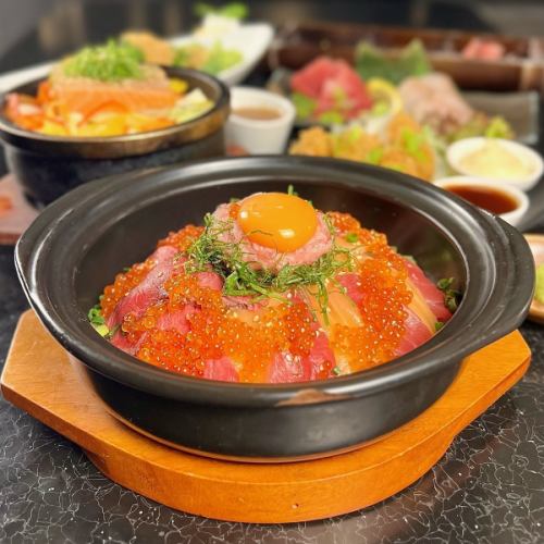 【2.5H飲放付】肉海鮮土鍋飯やグリルが楽しめるお手軽コース『響きコース』5000円