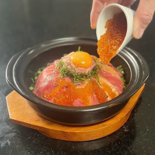 【2.5H飲み放題】肉海鮮土鍋飯コース5000円
