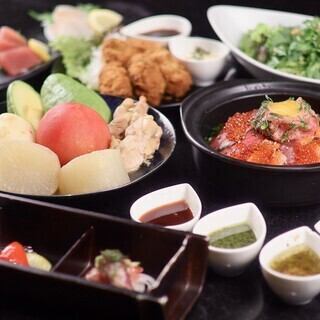 [Hibiki] Special Oden and Japanese Black Beef and Tuna Meat and Seafood Clay Pot Rice Course [Includes 2.5 Hours of All-You-Can-Drink] 5,000 yen