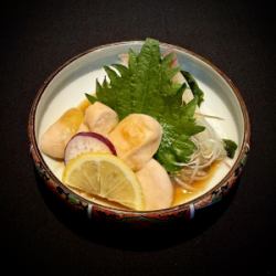 フグの白子ポン酢