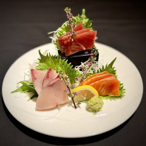 日替わりお造り三種