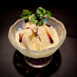 濃厚チーズのソルベ