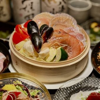 厳選素材にこだわる【鈴蘭すずらん コースお料理9品 2時間地酒が飲めるプレミアム飲み放題付き