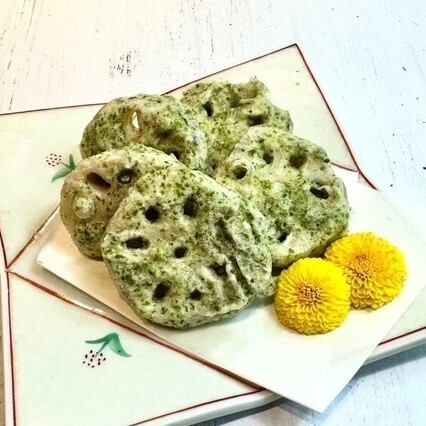 加賀蓮根の磯部揚げ