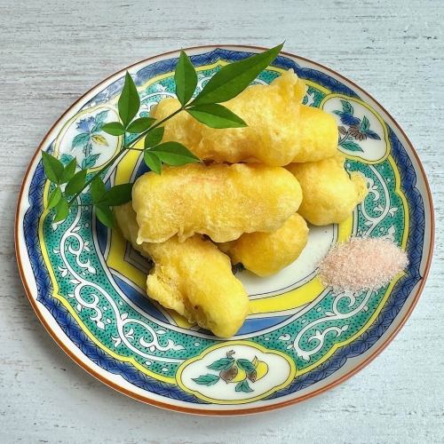 生ハムとクリームチーズの天ぷら