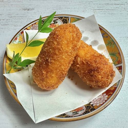 手作りカニクリームコロッケ