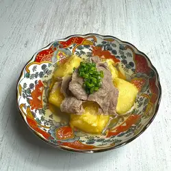 揚げ出し肉豆腐