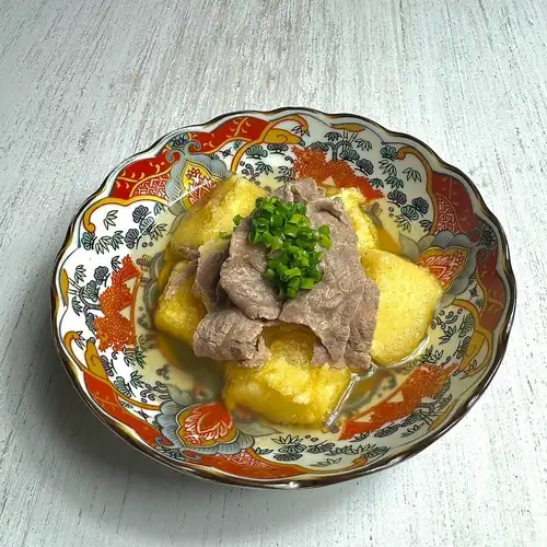 揚げ出し肉豆腐
