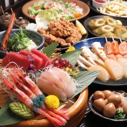 【限時優惠：12月26日至1月3日】【金澤輕食套餐】9道菜，含2小時暢飲，4,350日圓（含稅）