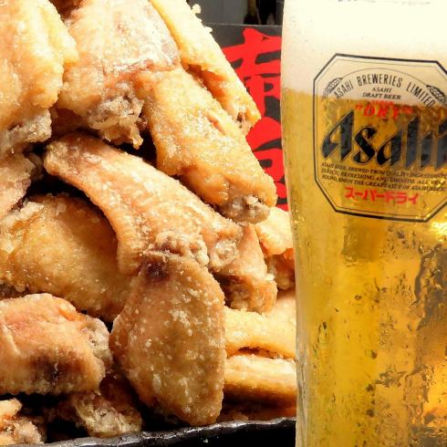 はね黒の名物「手羽唐」が食べ放題＆120分飲み放題付3500円～！