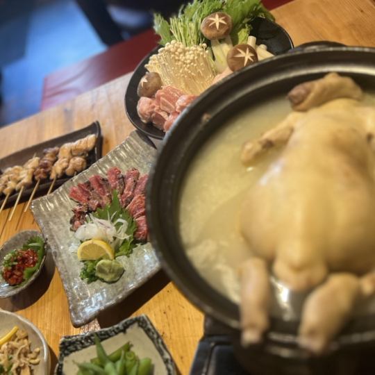 【”前菜＋鍋料理”食べ放題】冬にぴったり”新登場”タッカンマリ鍋コース120分飲放題付6000円