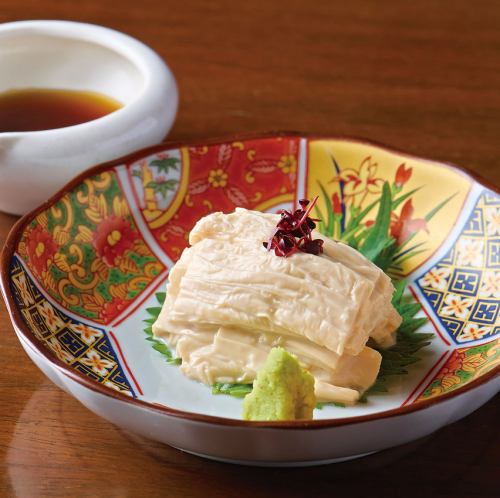 生湯葉のお刺身