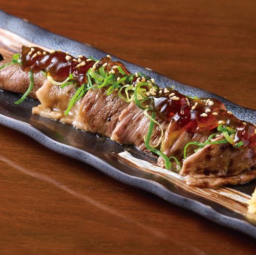 茄子の焼きびた 和牛肉巻き