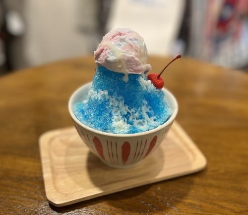 夏空のしずく　Bluehawaii shaved ice