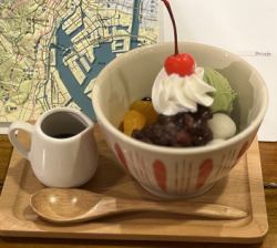 Matcha Cream Anmitsu