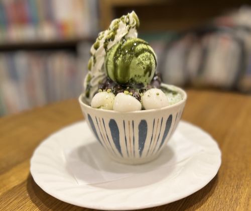 抹茶アルプスかき氷
