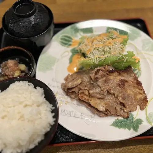 Pork mayonnaise grill set meal
