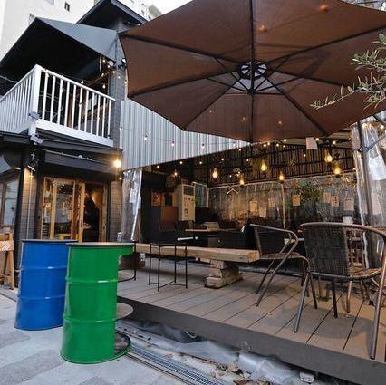 通风极佳的开放式露台♪