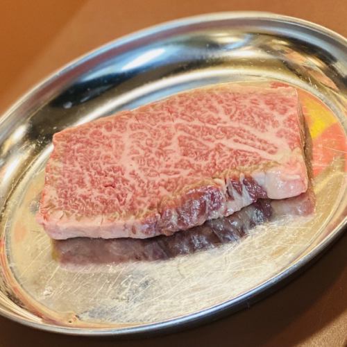 Rare steak