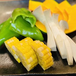 Grilled vegetable platter