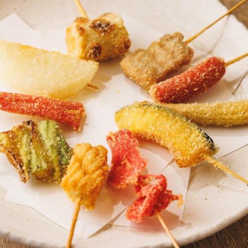 牛串や野菜串もあります♪