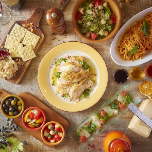 Reasonable! Main baked oven for young chicken ★ All-you-can-drink for 2 hours «Italian BeeHouse course»