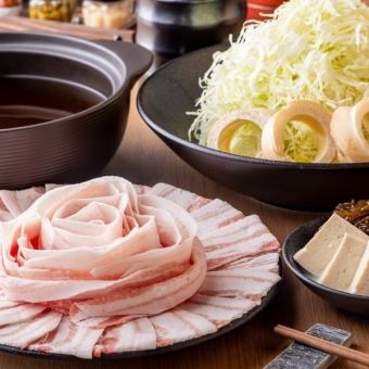 期間限定プラン☆≪絶品あぐーしゃぶしゃぶセット≫1人前 2950円（税込）