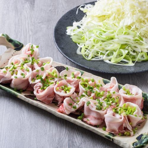 ブランドあぐー豚を使用しております。