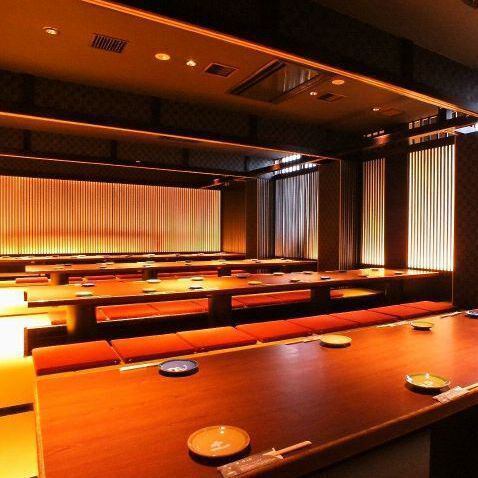 団体様のご利用可能な広々空間！会社宴会や打ち上げなどに◎