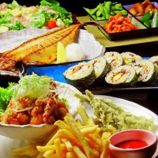 二次会などにもおすすめ【カジュアルセット】飲み放題付き 4000円(税込)