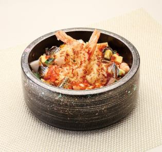 生本まぐろ3色丼/海老天ちらし