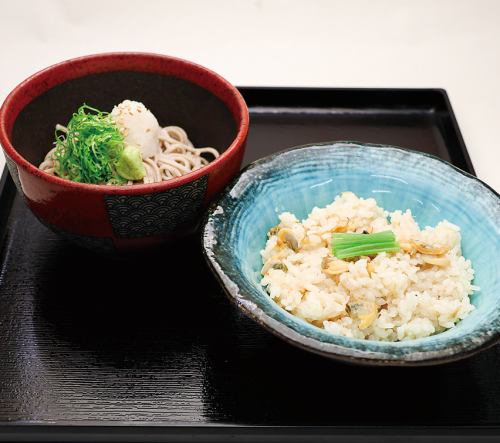 《温/冷》蕎麦と選べるご飯セット