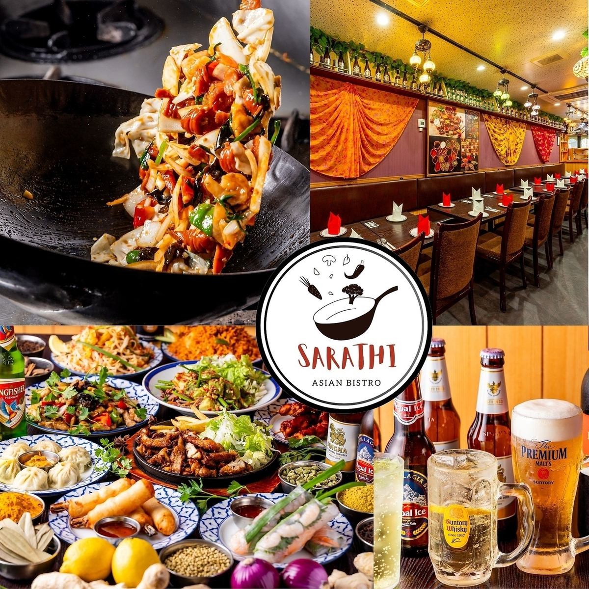 [Right next to Kamiyacho Station] Great value Asian izakaya!