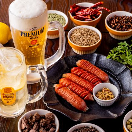 생맥주 첨부 “A코스” 새우 플라이나 황금 볶음 포함하는 전 7품 2시간 음료 무제한 4500엔⇒3499엔