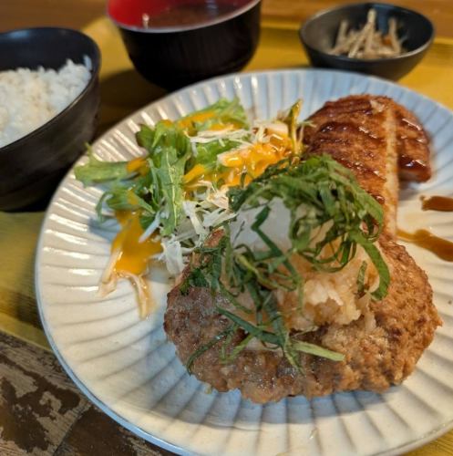 おろしそハンバーグ定食