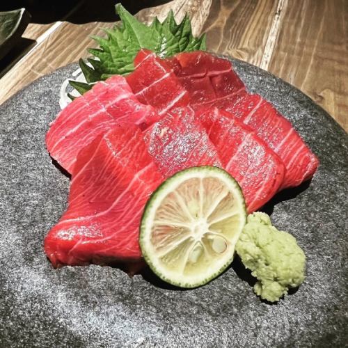 Natural bluefin tuna sashimi