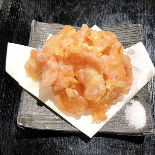 Pickled ginger tempura