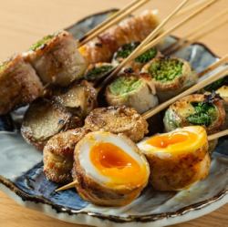 やさい豚巻き串　各