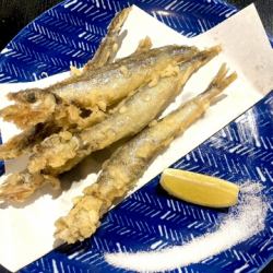 子持ちししゃも天ぷら