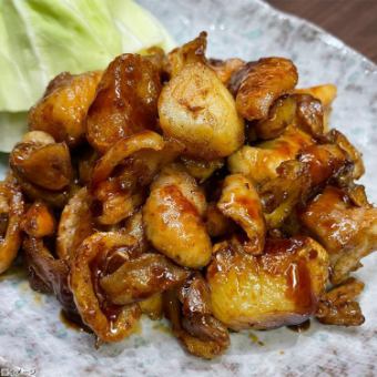 鳥皮の鉄板焼き/ダブル