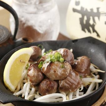 砂肝の鉄板黒胡椒焼き/シングル