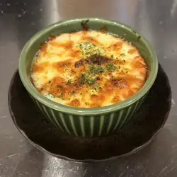 Potato, mentaiko, and cheese