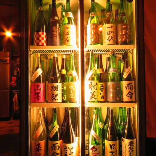 Famous brand name more than 100 kinds of sake