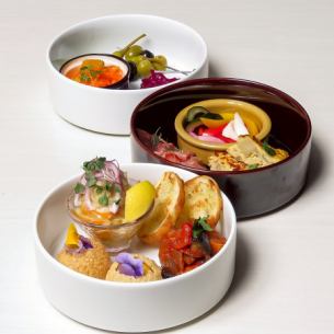 YUMMYの前菜アソート