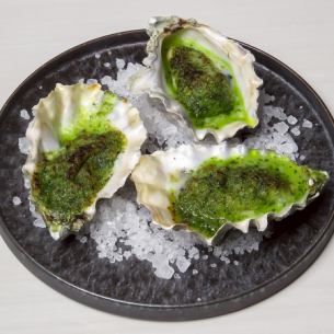 牡蠣の香草クルート焼き
