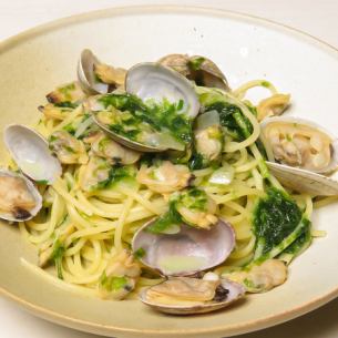 あさりと岩海苔のボンゴレ