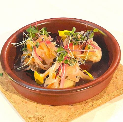 牡蠣と香味野菜のエスカベッシュ